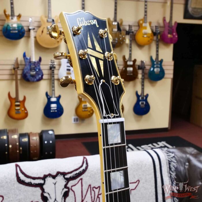 Gibson Custom Shop M2M 1959 ES-355 Reissue with Bigsby Murphy Lab Ultra Light Aged Heavy Antique White 9.00 lbs - Image 7