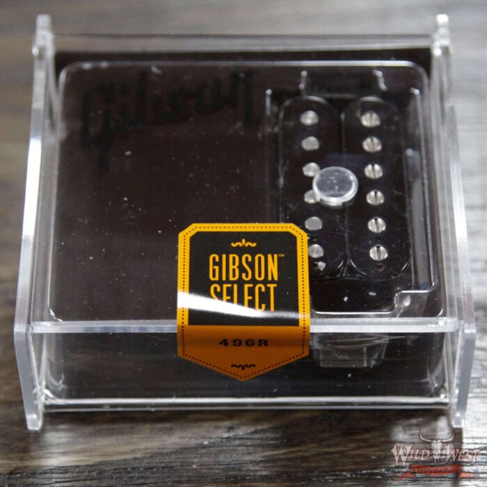 Gibson 496R Hot Ceramic Humbucker Neck Pickup - Double Black - Image 2
