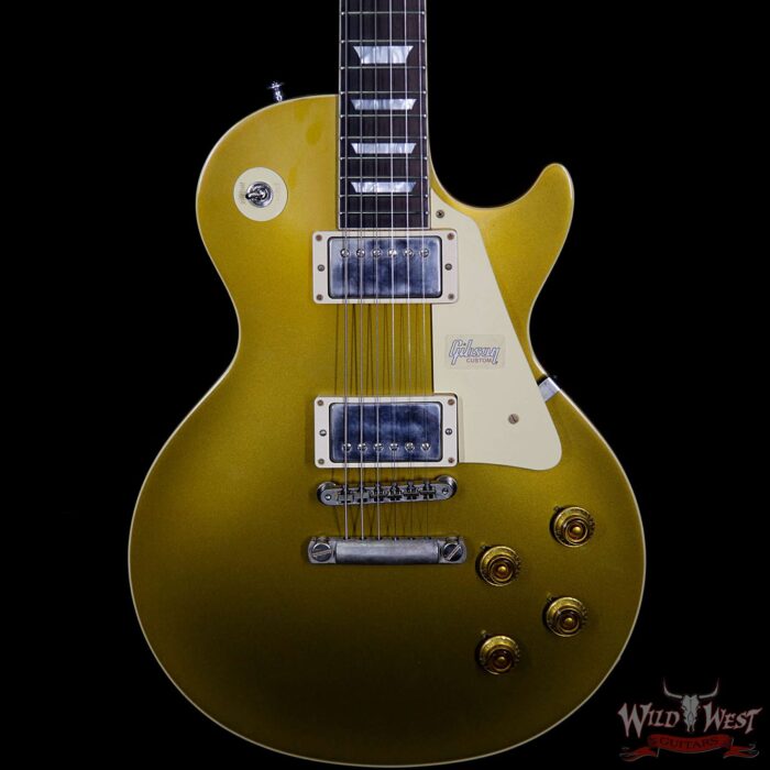 2018 Gibson Custom Shop Historic 57 Les Paul Standard VOS Brazilian Rosewood Fingerboard Goldtop 9.05 Lbs - Image 3