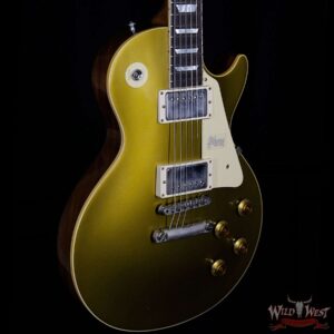 Gibson Custom Shop Historic 57 Les Paul Standard VOS Brazilian Rosewood Fingerboard Goldtop 9.05 Lbs - Image 4