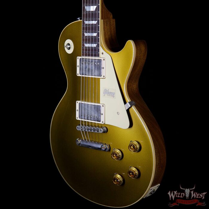2018 Gibson Custom Shop Historic 57 Les Paul Standard VOS Brazilian Rosewood Fingerboard Goldtop 8.95 Lbs - Image 2