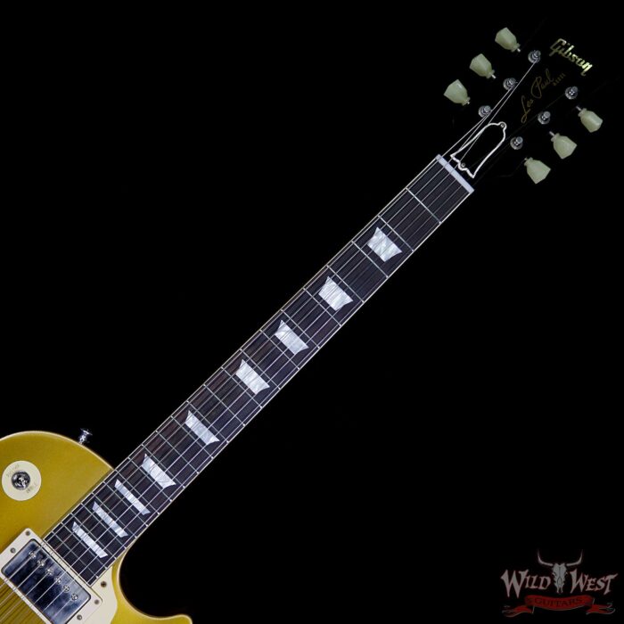 2018 Gibson Custom Shop Historic 57 Les Paul Standard VOS Brazilian Rosewood Fingerboard Goldtop 8.70 Lbs - Image 9
