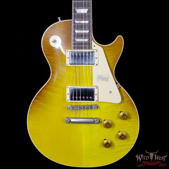 2018 Gibson Custom Shop Standard Historic 1958 Les Paul Standard VOS R8 Honey Lemon 8.55 Lbs - Image 3
