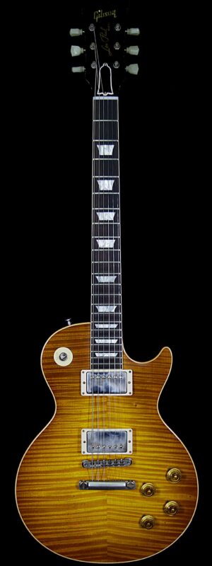 Gibson Custom Shop 1959 Les Paul Light Aged R9 Hand Selected Killer Top Brazilian Rosewood Board Dirty Lemon 8.15 Lbs