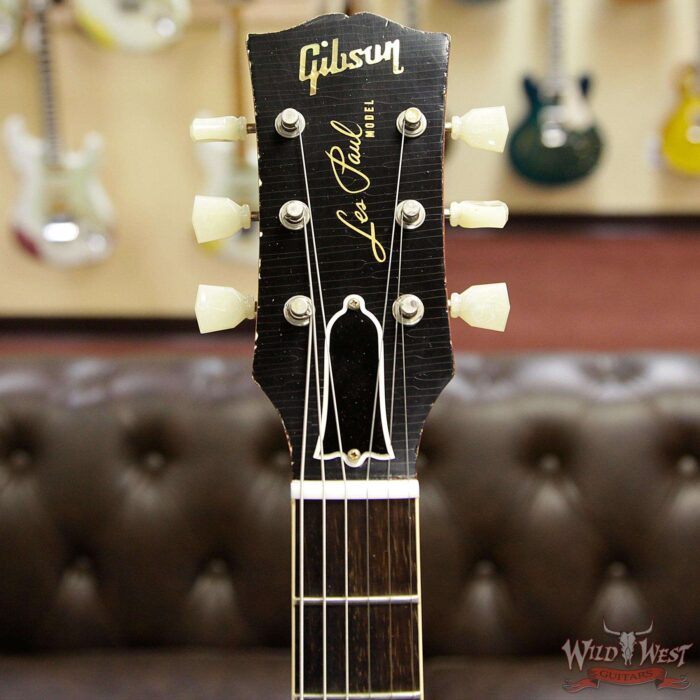 Gibson Custom Shop 1959 Les Paul Aged Hand Selected Killer Top Brazilian Rosewood Board Honey Lemon Burst 8.05 LBS - Image 10
