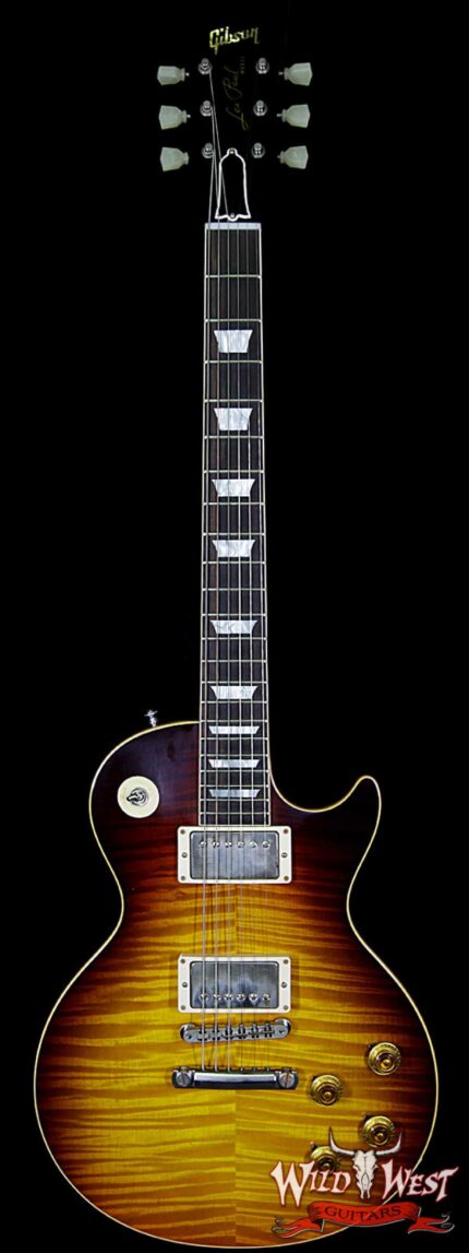 Gibson Custom Shop 1959 Les Paul VOS Hand Selected Killer Top Brazilian Rosewood Board Dark Bourbon Fade 8.55 LBS