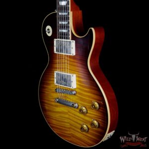 Gibson Custom Shop 1959 Les Paul VOS Hand Selected Killer Top Brazilian Rosewood Board Dark Bourbon 8.55 Lbs - Image 2