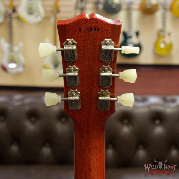 Gibson Custom Shop 1959 Les Paul VOS Hand Selected Killer Top Brazilian Rosewood Board Dark Bourbon 8.55 Lbs - Image 14
