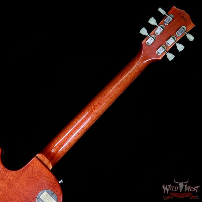 Gibson Custom Shop 1959 Les Paul VOS Hand Selected Killer Top Brazilian Rosewood Board Dark Bourbon 8.55 Lbs - Image 13