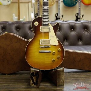 2018 Gibson Custom Shop Standard Historic 1959 Les Paul Standard VOS R9 Dark Bourbon Fade 8.75 Lbs - Image 13