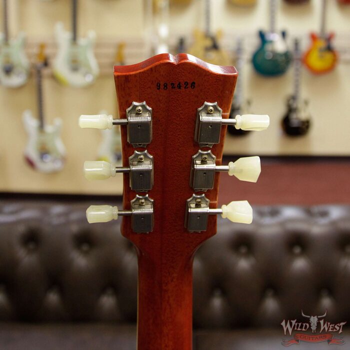 2018 Gibson Custom Shop Standard Historic 1959 Les Paul Standard VOS R9 Dark Bourbon Fade 8.75 Lbs - Image 10