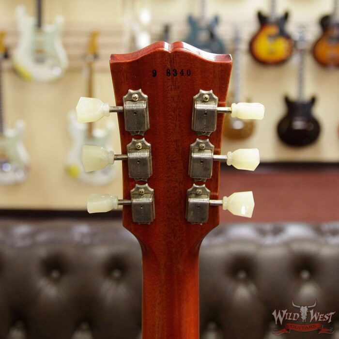 Gibson Custom Shop Historic 1959 Les Paul VOS Hand Selected Killer Top Brazilian Rosewood Board Dark Bourbon Fade - Image 14