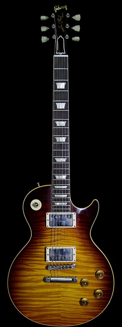 Gibson Custom Shop Historic 1959 Les Paul VOS Hand Selected Killer Top Brazilian Rosewood Board Dark Bourbon Fade