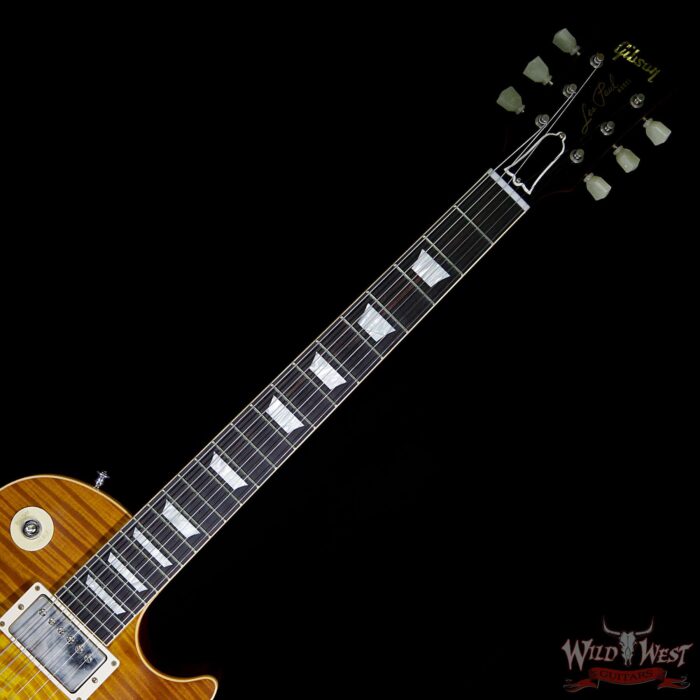Gibson Custom Shop 1959 Les Paul VOS Hand Selected Killer Top Brazilian Rosewood Board Dirty Lemon 8.65 LBS - Image 8