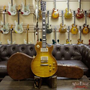 Gibson Custom Shop 1959 Les Paul VOS Hand Selected Killer Top Brazilian Rosewood Board Dirty Lemon 8.65 LBS - Image 10