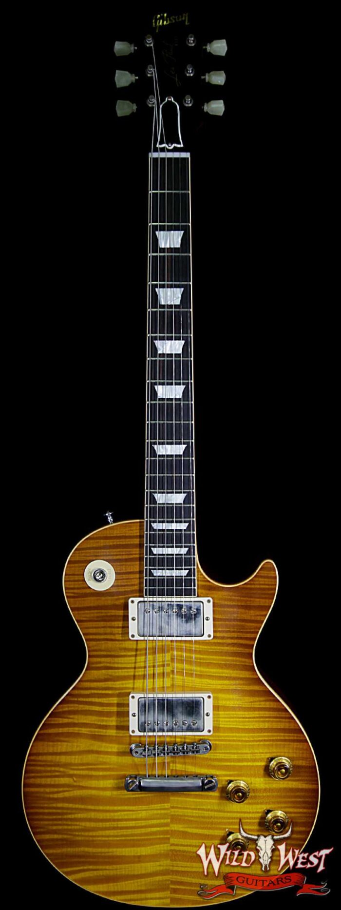 Gibson Custom Shop 1959 Les Paul VOS Hand Selected Killer Top Brazilian Rosewood Board Dirty Lemon 8.65 LBS - Image 1