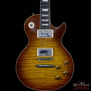 Gibson Custom Shop Historic 1959 Les Paul VOS Hand Selected Killer Top Brazilian Rosewood Board Royal Teaburst 8.80 Lbs - Image 3