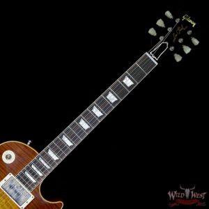 Gibson Custom Shop Historic 1959 Les Paul VOS Hand Selected Killer Top Brazilian Rosewood Board Royal Teaburst 8.80 Lbs - Image 9