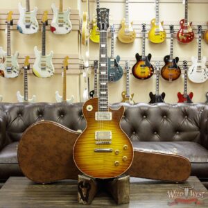 Gibson Custom Shop Historic 1959 Les Paul VOS Hand Selected Killer Top Brazilian Rosewood Board Royal Teaburst 8.80 Lbs - Image 12