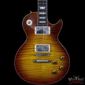 Gibson Custom Shop Historic 1959 Les Paul Standard R9 VOS Hand Selected Killer Top Brazilian Rosewood Board Royal Teaburst - Image 3