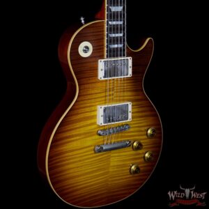Gibson Custom Shop Historic 1959 Les Paul Standard R9 VOS Hand Selected Killer Top Brazilian Rosewood Board Royal Teaburst - Image 4