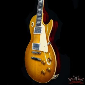 Gibson Custom Shop M2M 1958 Les Paul Standard Reissue Murphy Lab Light Aged Green Lemon Fade 9.05 LBS - Image 2