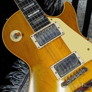 Gibson Custom Shop M2M 1958 Les Paul Standard Reissue Murphy Lab Light Aged Green Lemon Fade 9.05 LBS - Image 11