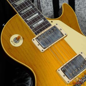 Gibson Custom Shop M2M 1958 Les Paul Standard Reissue Murphy Lab Light Aged Green Lemon Fade 8.90 LBS - Image 8