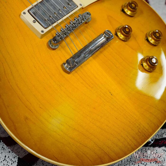 Gibson Custom Shop M2M 1958 Les Paul Standard Reissue Murphy Lab Light Aged Green Lemon Fade 8.90 LBS - Image 9