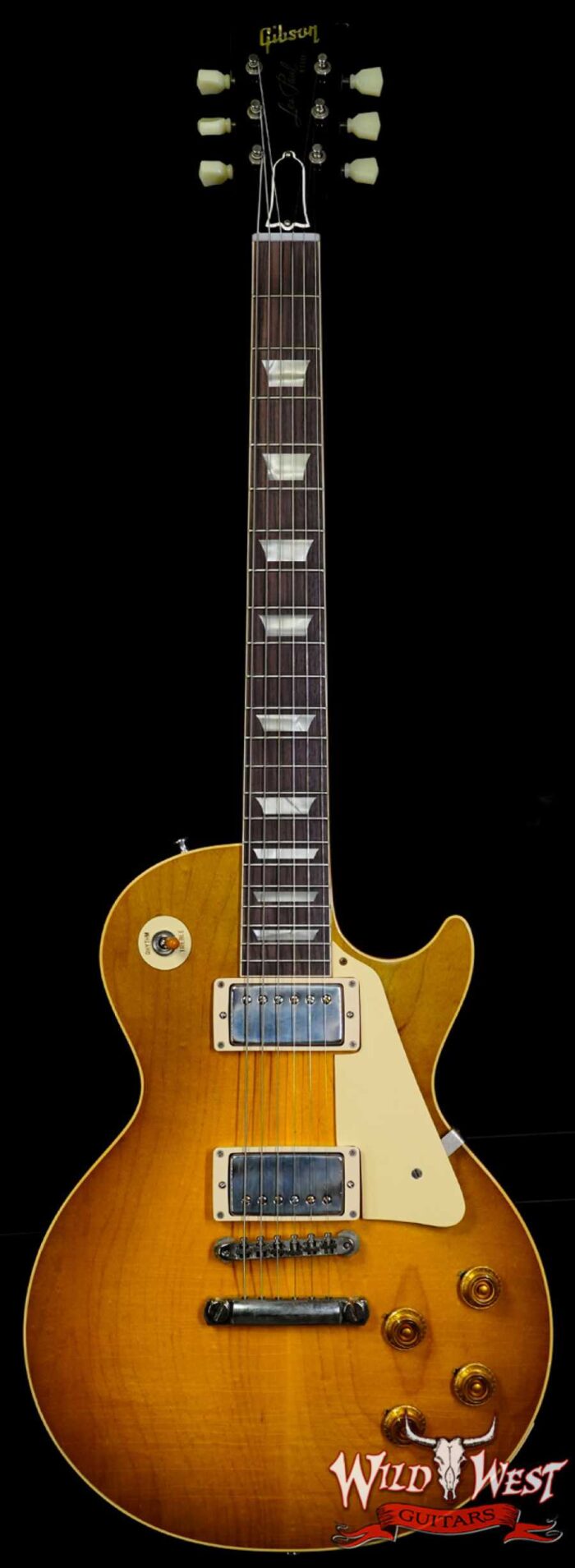 Gibson Custom Shop M2M 1958 Les Paul Standard Reissue Murphy Lab Light Aged Green Lemon Fade 8.90 LBS - Image 1