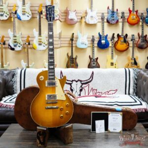 Gibson Custom Shop M2M 1958 Les Paul Standard Reissue Murphy Lab Light Aged Green Lemon Fade 8.95 LBS - Image 6