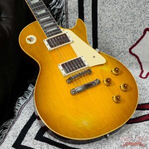 Gibson Custom Shop M2M 1958 Les Paul Standard Reissue Murphy Lab Light Aged Green Lemon Fade 8.95 LBS - Image 8