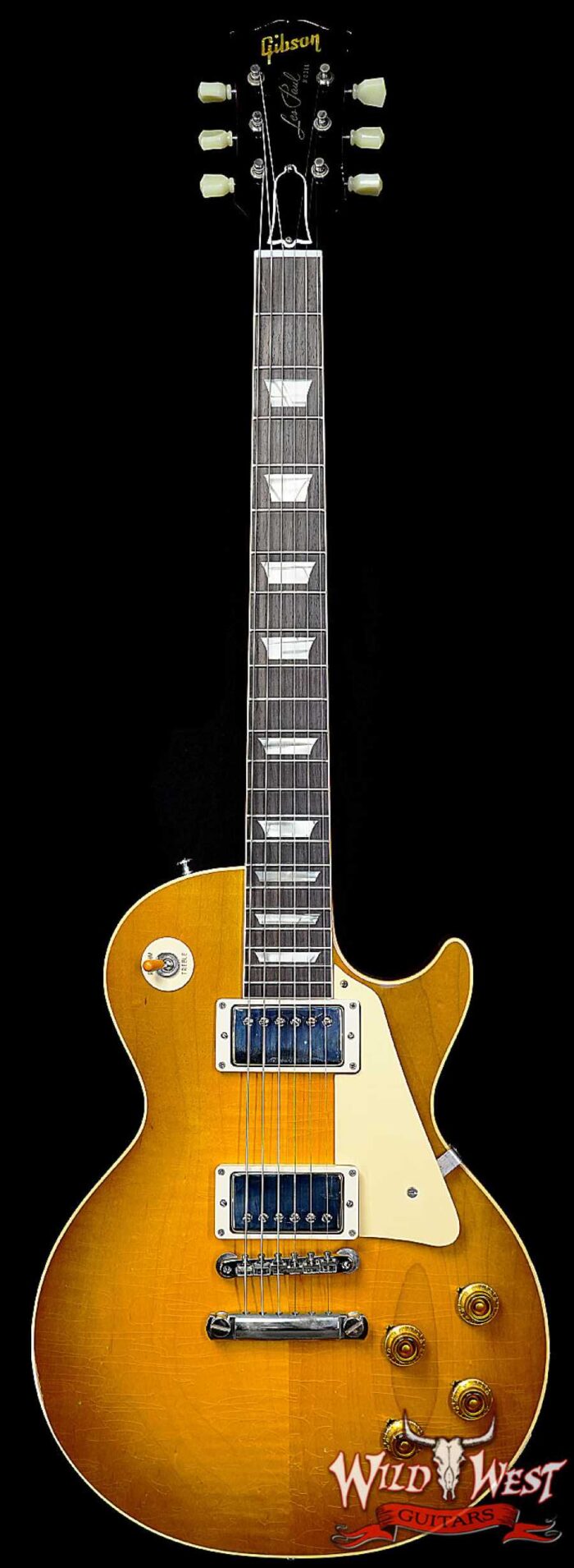 Gibson Custom Shop M2M 1958 Les Paul Standard Reissue Murphy Lab Light Aged Green Lemon Fade 8.95 LBS - Image 1