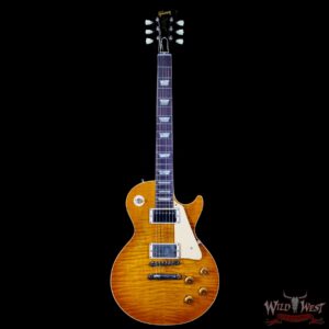 Gibson Custom Shop M2M 1959 Les Paul Standard Reissue Hand Selected Flame Maple Top Murphy Lab Light Aged Dirty Lemon 8.75 LBS - Image 3