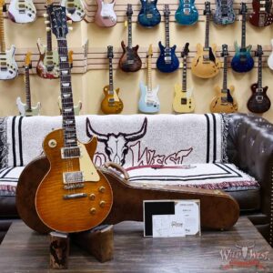 Gibson Custom Shop M2M 1959 Les Paul Standard Reissue Hand Selected Flame Maple Top Murphy Lab Light Aged Dirty Lemon 8.75 LBS - Image 6