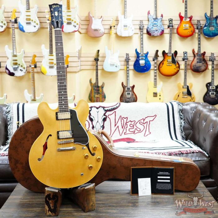 Gibson Custom Shop 1959 ES-335 Reissue VOS Vintage Natural 8.00 LBS - Image 5