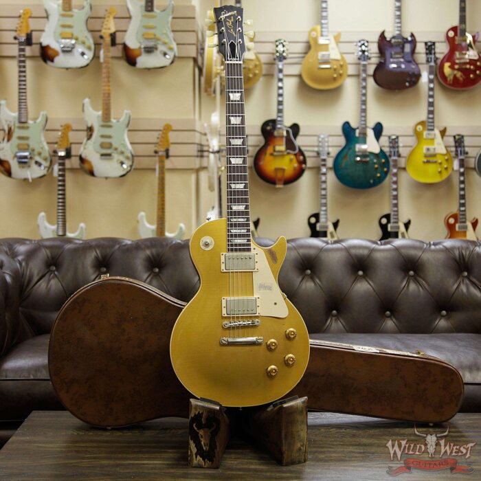 Gibson Custom Shop Collector Choice #36 Charles Daughtry Goldfinger 1957 Les Paul Goldtop Aged - Image 12