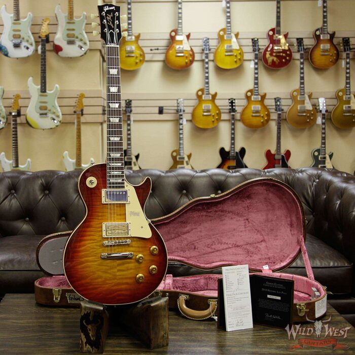Gibson Custom Shop R9 Historic 1959 Les Paul Standard Gloss Vintage Cherry Sunburst 8.65 Lbs - Image 12