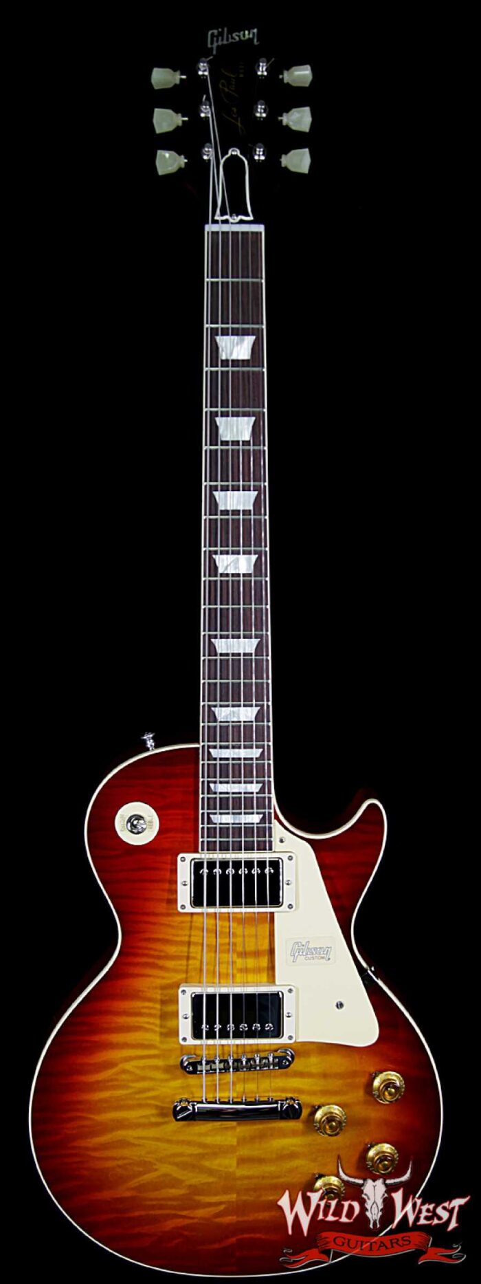 Gibson Custom Shop R9 Historic 1959 Les Paul Standard Gloss Vintage Cherry Sunburst 8.65 Lbs - Image 1