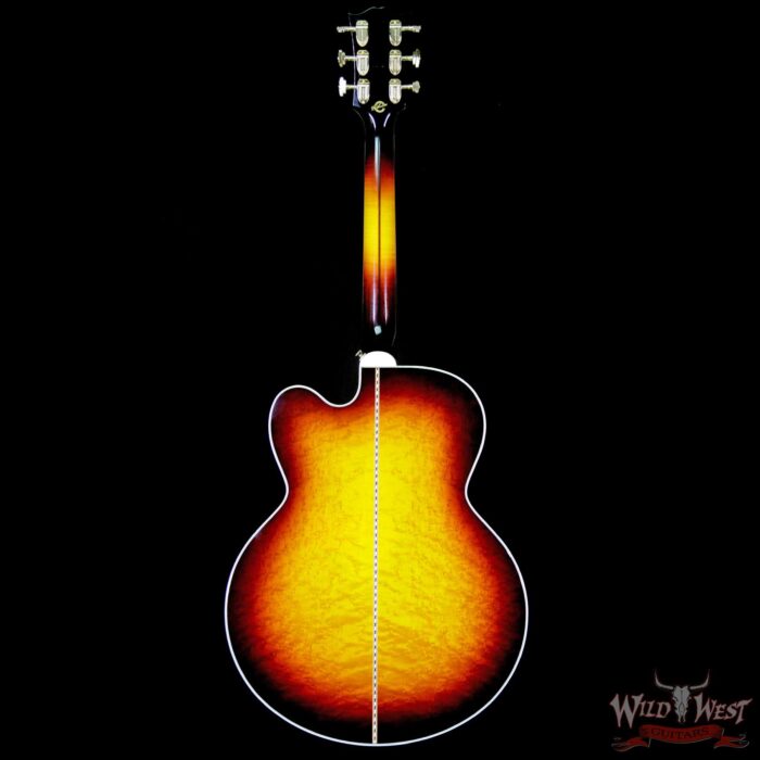 2018 Gibson Custom Shop Super 200 Birdseye Super Jumbo SJ-200 Cutaway Sunset Burst - Image 5