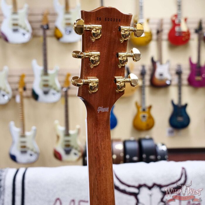 Gibson Custom Shop M2M Les Paul Custom Faded Chablis Pink 3A Quilt Maple Top Tree of Life Inlay 9.35 LBS - Image 12