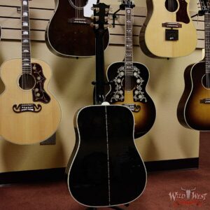 Gibson Custom Shop Dove Abalone Custom Ebony Acoustic-Electric Guitar - Image 14
