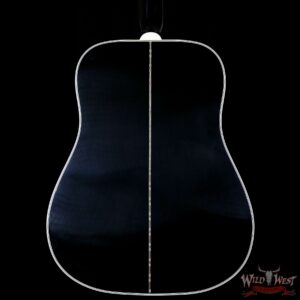 Gibson Custom Shop Dove Abalone Custom Ebony Acoustic-Electric Guitar - Image 7