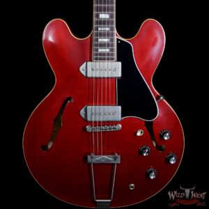 Gibson Memphis 2018 ES-330 VOS P90 Dark Cherry - Image 3
