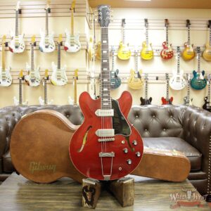 Gibson Memphis 2018 ES-330 VOS P90 Dark Cherry - Image 12