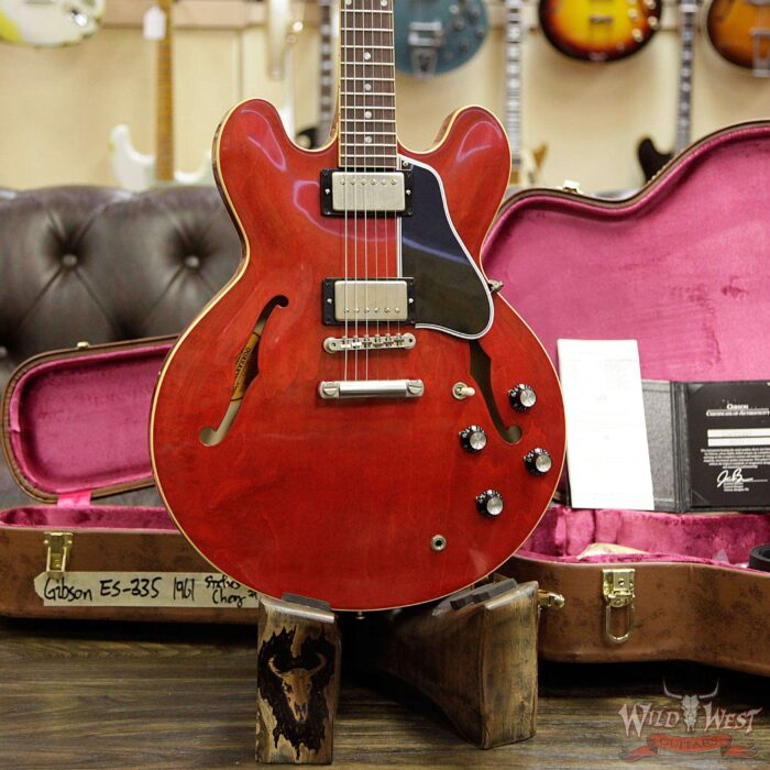 Gibson Memphis 1961 ES-335 ‘61 Slim Neck Rosewood Fingerboard Sixties Cherry - Image 11