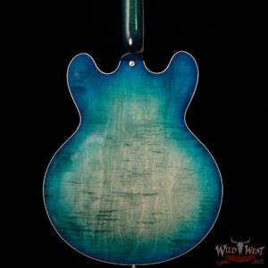 Gibson Memphis ES-335 Figured 2018 Dark Rosewood Fretboard Aquamarine - Image 7