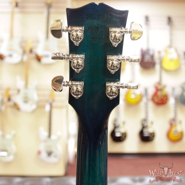 Gibson Memphis ES-335 Figured 2018 Dark Rosewood Fretboard Aquamarine - Image 14