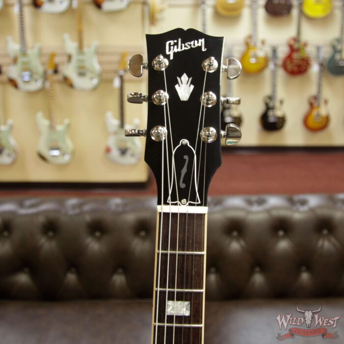 Gibson Memphis ES-335 Figured 2018 Dark Rosewood Fretboard Aquamarine - Image 11