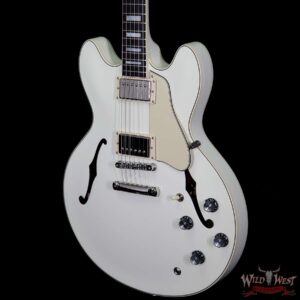 Gibson Memphis ES-335 Big Block Retro 2018 Dark Rosewood Fingerboard Classic White - Image 2